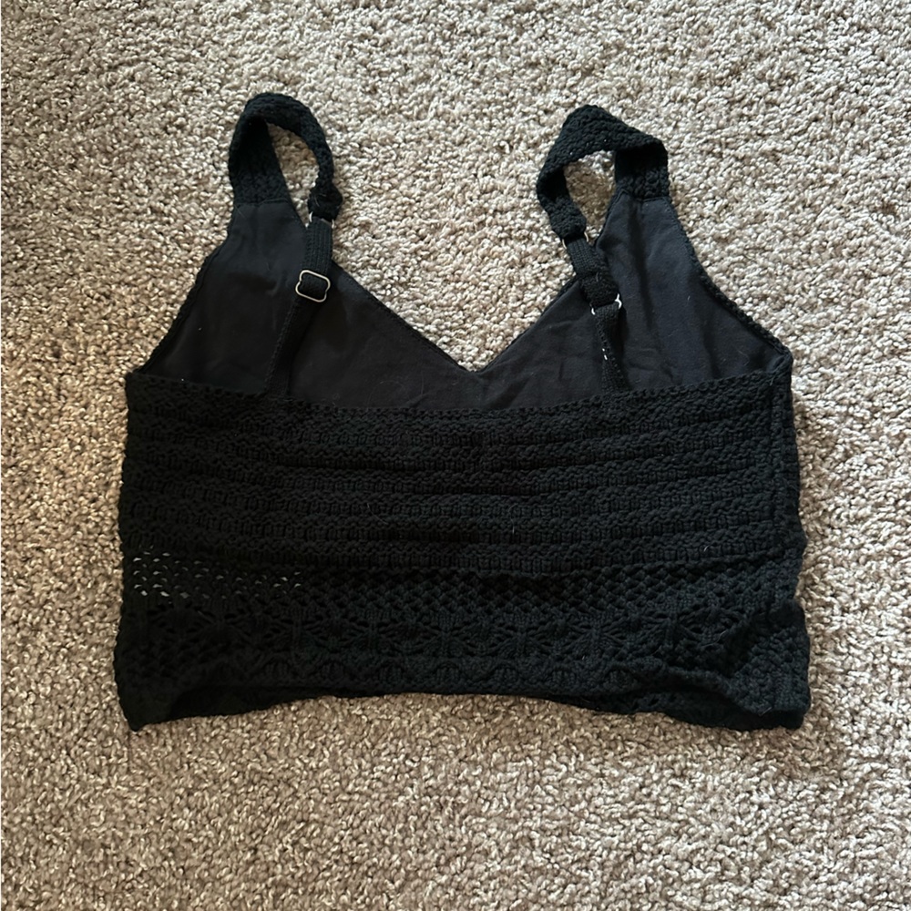 Hollister Crochet V-Neck Bralette - M - Picture 4 of 4